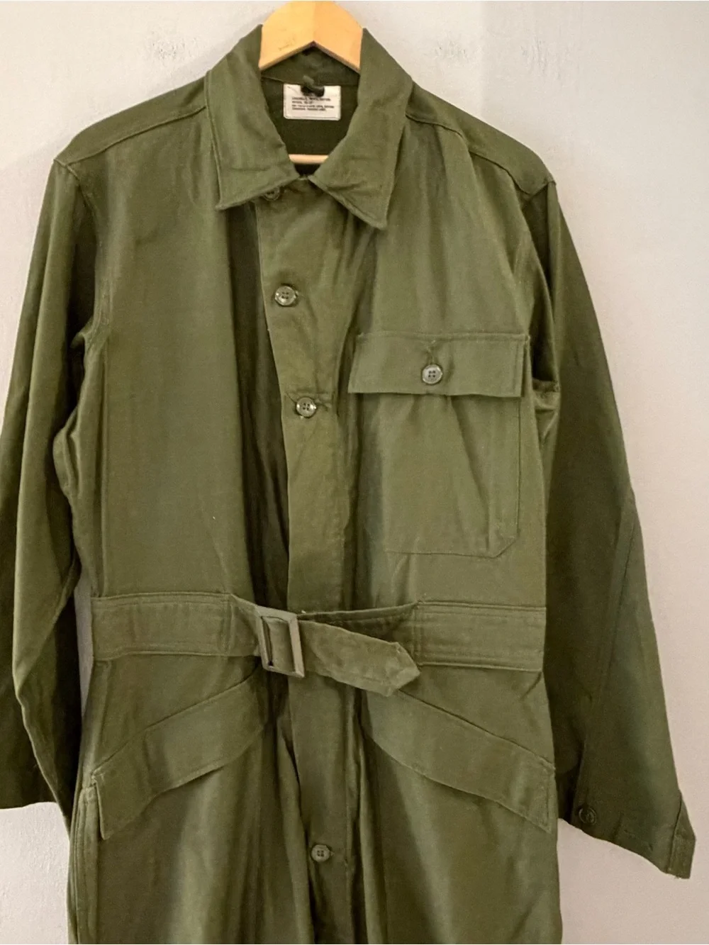 Vintage 1967  Vietnam era us army coverall